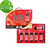 金蔘-6年根韓國高麗人蔘蔘芝王禮盒(100ml*10瓶)共10盒