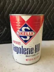 Skelly tagolene 1 qt full metal motor oil can