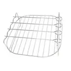 BBQ Rack for Air Fryer Skewers Baking Tray Portable Stand Universal Non Sticky