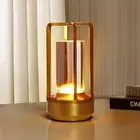 Portable Cordless Table Lamp, 4000mAh Lumisom Klarako Crystal Lantern, Rechar...