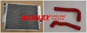 Aluminum Radiator +Red Hose For BMW E36 M3 Z3 325TD 320 323 325 328 1992-1999 MT (for: BMW)