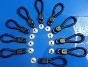 Camper Trailer Bunji Loops 70mm - Pull Down Campers Bungee Loop 10 Pack