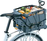 Topeak Trolley Tote Basket Cargo Net Elastic Nylon With Durable Coated Hooks