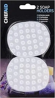 [Chef Aid] Soap Dish (Pack of 2) (UK Size: One Size) (White)