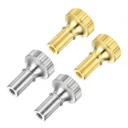 4Pcs Lamp Turn Knob On/Off Extension 19mm Length for Lamp Socket, Gold, Silver