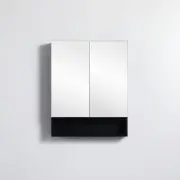 Fremantle Shaving Cabinet with under shelf Matt Black