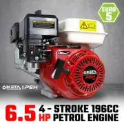 6.5HP OHV Petrol Engine Stationary Motor Horizontal Shaft Recoil Start