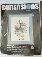 DIMENSIONS GLORIA ERIKSEN "ORIENTAL VASE" CREWEL EMBROIDERYKIT *NEW, UNOPENED*