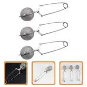 3 Pcs Tea Filter Fine Mesh Sieve Infuser Ball Strainer for Loose