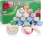 WOTOW Scented Candles Gift Set,16 Pack Relaxing Aromatherapy Scented Candles Clearance, Portable Travel Tin Stress Relief Candles for Home Scented, Women, on Mother’s Day, Christmas