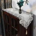 Waterproof Embroidery Tassel Table Runner Nordic Style Table Cover Dinner