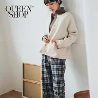 在飛比找蝦皮商城優惠-Ｑｕｅｅｎ Ｓｈｏｐ【02071039】純色排釦造型太空棉外