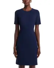 T Tahari Judianne Short Sleeve Fitted Sheath Dress - Exclusive