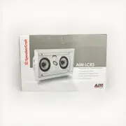 SpeakerCraft AIM LCR3 Five Pivoting Home Cinema Speakers (2) in wall