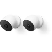 Google Nest Outdoor/ Indoor Battery Security Camera [2 Pack]