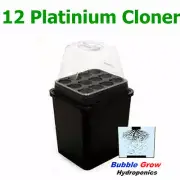 PLATINIUM SUPER CLONE 12 HYDROPONIC SYSTEM + NEOPRENE FOAM COLLARS CLONING