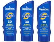 Coppertone Sport Sunscreen Lotion Performance SPF 30, 7 Fl. Oz. - Pack of 3