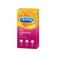 在飛比找momo購物網優惠-【Durex杜蕾斯】綜合裝保險套6入/盒(超薄+凸點+螺紋 