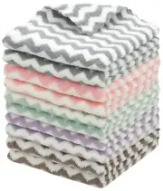 Microfiber Cleaning Cloth Lint Free Cleaning Rags, 10 Pack Fast Drying Dish R...