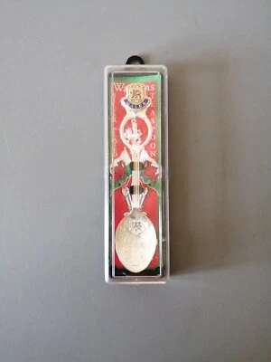 Watsons Vintage Collectors Souvenir Silver Plated Teaspoon Boxed - WALES / CYMRU
