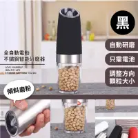 在飛比找momo購物網優惠-【餐廚用品】全自動電動不鏽鋼智能研磨器(胡椒 芝麻 海鹽 晶