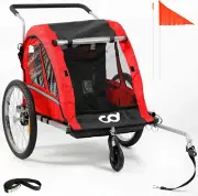 Cyclingdeal Foldable Bicycle Bike Baby Children Kids Trailer and Stroller Jog...