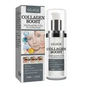 Barsinfi 3PCS Eelhoe Collagen Boost Face Essence Ceramide Lifting Firming Anti-aging Fade Fine Lines Anti Wrinkle Facial Cream Repair Rough Dr