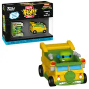 Teenage Mutant Ninja Turtles Leonardo and Turtle Van Bitty Ride Funko POP! Vinyl