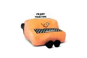 Punchkins I'm Just Your Type Typewriter Adults Plush Stuffed Toy 18cm Brown