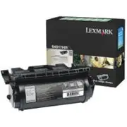 Lexmark BLACK (RETURN PROGRAM) TONER, YIELD 21000 PAGES, FOR T64X