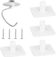 4pcs Stand Mixer Attachment Holder, White Attachments Organizer...