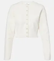 [Wardrobe.NYC] Wardrobe.NYC Cropped cardigan UK 4 white