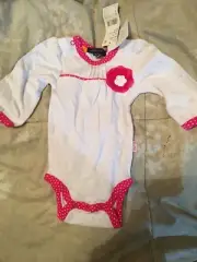Pumpkin Patch Spring Romance Long Sleeve Girls Bodysuit Sz Newborn Acc270