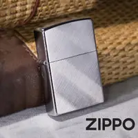 在飛比找蝦皮商城優惠-ZIPPO 經典對角拉絲紋防風打火機 經典素面 官方正版 現