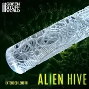 Rolling Pin ALIEN HIVE Texture - tool polymer clay diorama scenery impression