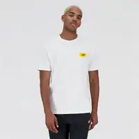 在飛比找ETMall東森購物網優惠-New Balance 男裝 短袖上衣 純棉 574 美版 