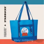 2024 Starbucks Snoopy Gift New Year Christmas Peanuts Tote bag Pouch Limited .