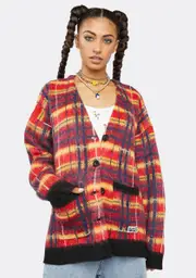 [The Ragged Priest] Quad Plaid Cardigan
