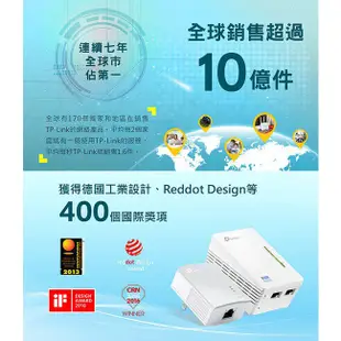 TP-LINK TL-WPA4220KIT AV600 Wi-Fi 電力線網路橋接器雙包組 現貨 廠商直送