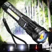 Portable Super Bright LED Work Flashlight Zoom Charging Tactical Police Torch