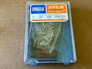 5 NOS NIB Vintage Sprague Black Beauty .05 uf 600v Guitar Tone Capacitors IN BOX
