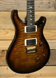 PRS 10-Top Custom 24 Electric Guitar Black Gold Burst w/ Case