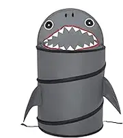 Plush Doll Storage Bucket - Shark Design Plushies Storage Bucket | Toy Storage Bins Basket Container, Playroom Organizers For Boys, Girls, Nursery, Playroom