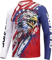 Oumurs Youth Motocross Jersey for Dirt Bike Jersey for 8-18 Year Olds Mountain Bike for MotorcycleCycling Bicycle BMX Moto MX