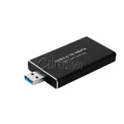 New USB 3.0 to mSATA SSD Hard Disk Box Converter Adapter Enclosure External Case