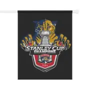 Garden & House Banner Flag. Florida Panthers Stanley Cup Champions