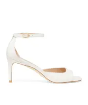 NUDISTIA sandals with square head and high heels 38.5,39,40 White