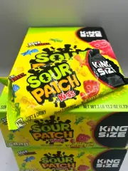 36 TOTAL!!! KING SIZE BAGS Sour Patch Kids King Size Chewy Candy | 3.4oz
