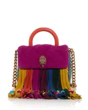 Kurt Geiger London Micro Kensington Tassel Suede Bag
