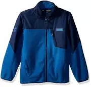 NWT Under Armour UA Storm Battlefleece Heather Boys’ Jacket Size 7 Circuit Blue